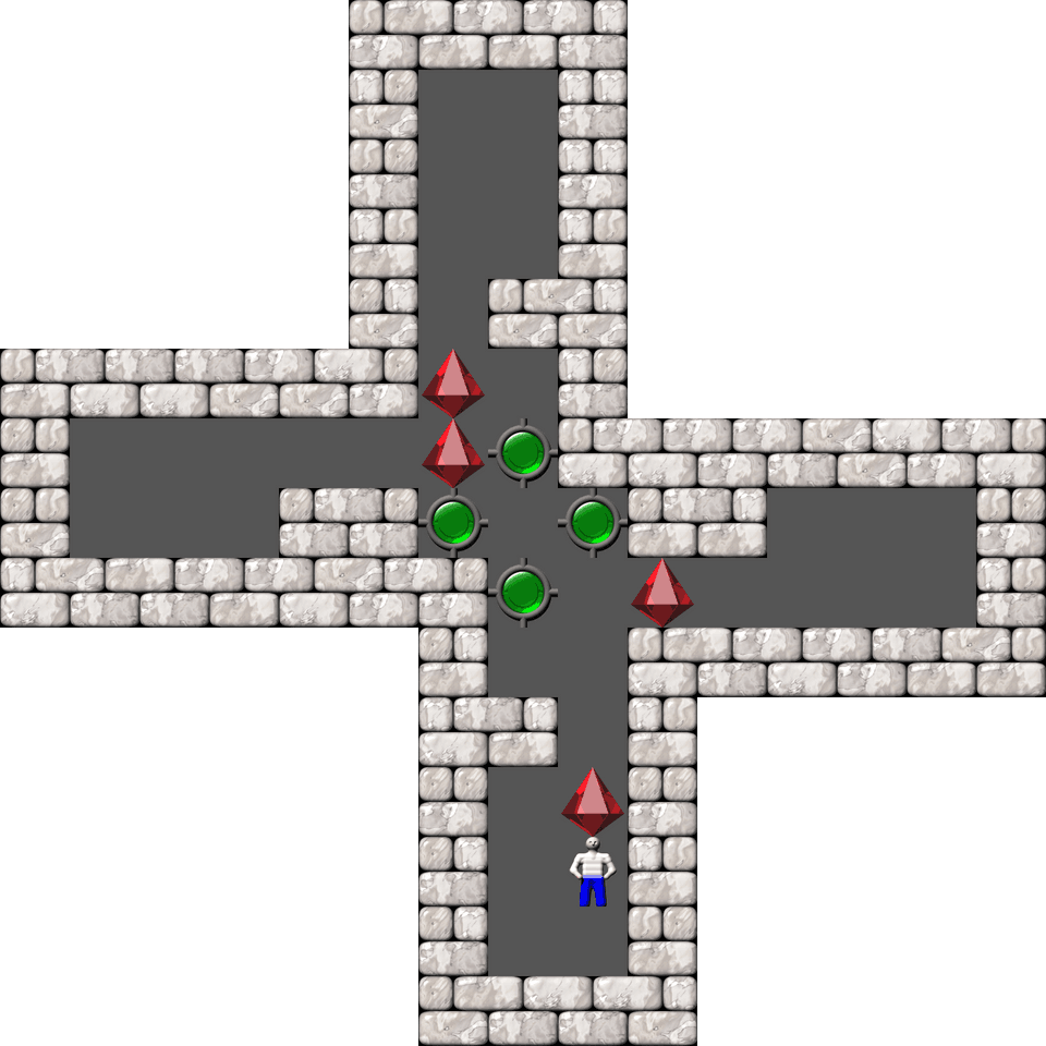 Sokoban Mass Remodel level 1088